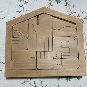 Wooden 12pc 3D Brain Teaser Puzzle